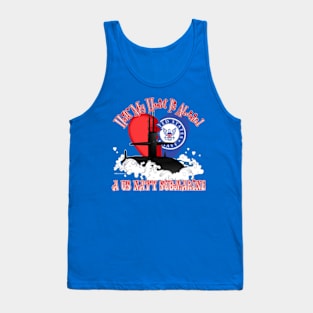 Half My Heart Is Aboard A US Navy Submarine Tank Top